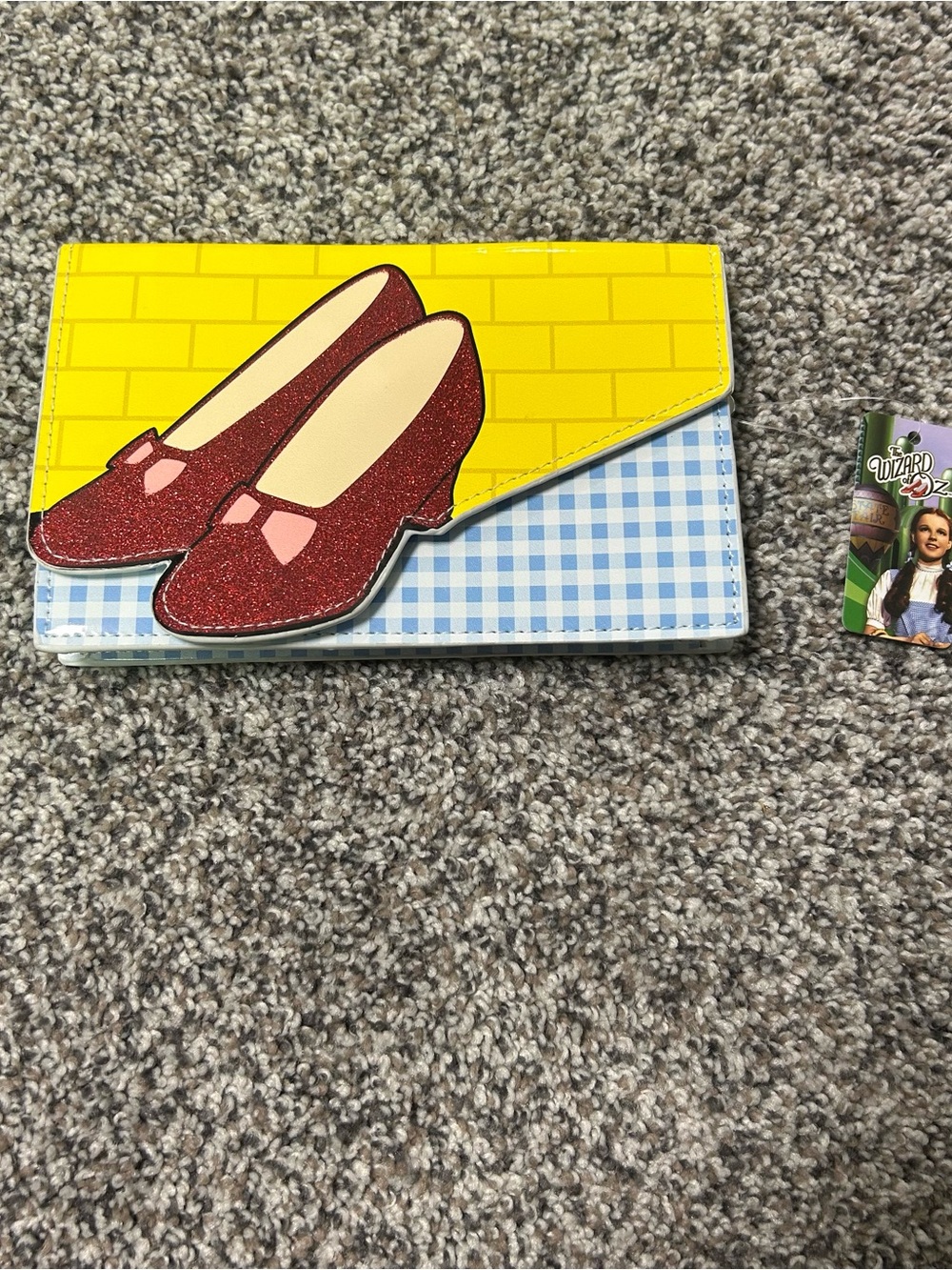 Buckle-Down Wizard of Oz Dorothy Gingham Bifold Wallet w/ Zip Coin Pocket